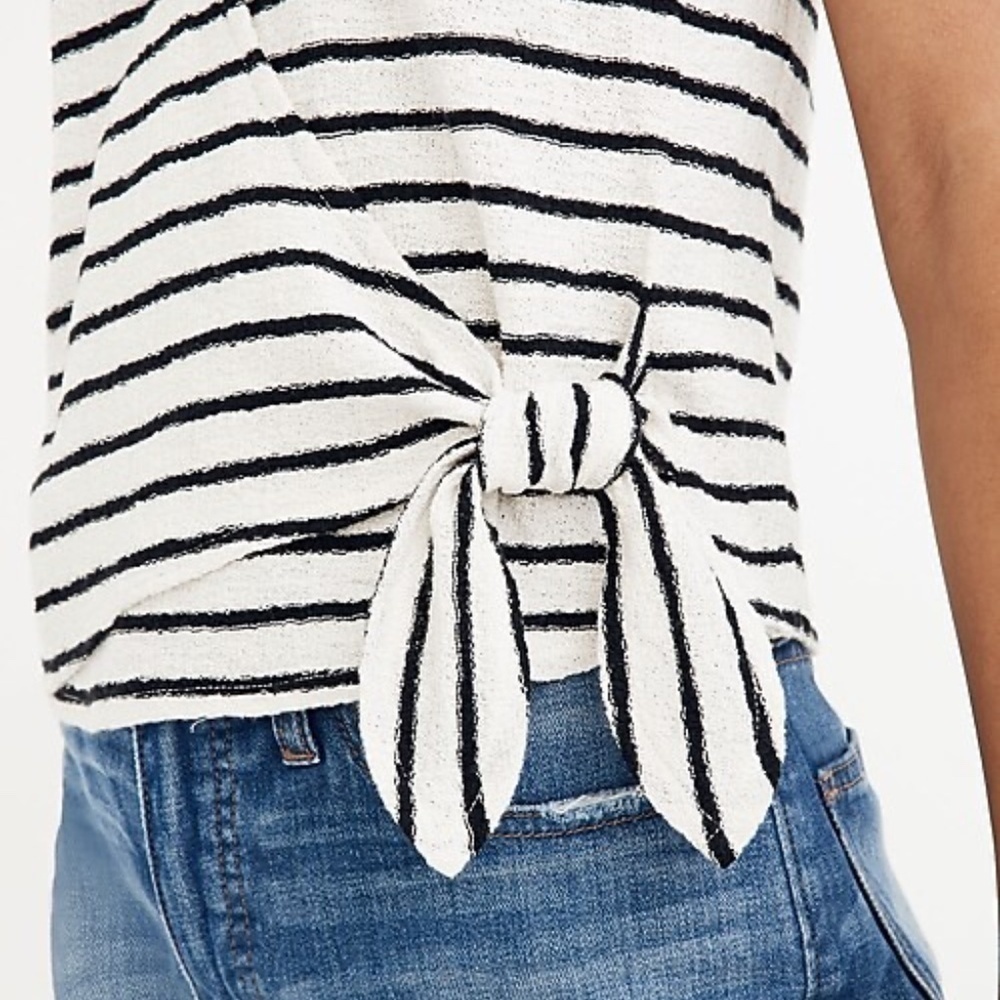 Madewell Texture And Thread Wrap Top - image 2